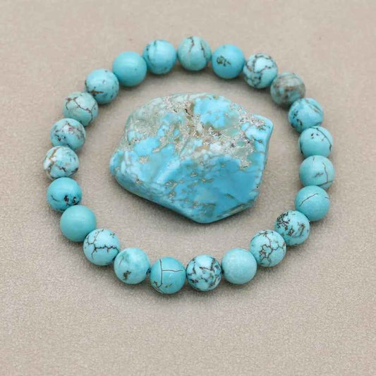 Natalie - Turquoise Parelarmband